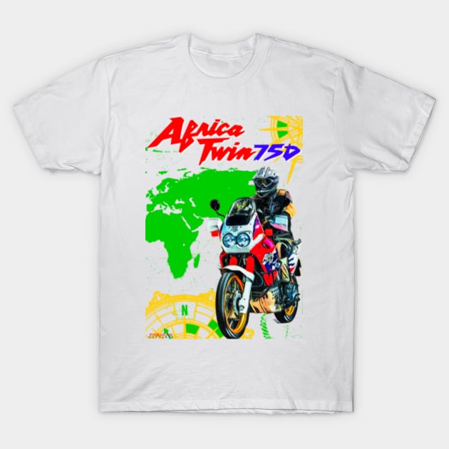 Tee shirt africa twin sales